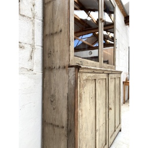 Painted Pine Glazed Cupboard