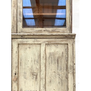 Painted Pine Glazed Cupboard