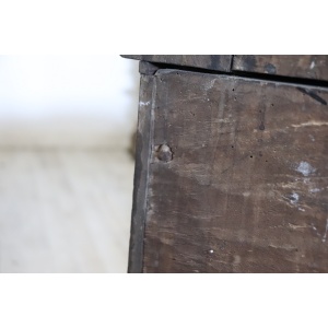 Antique chest in solid walnut wood