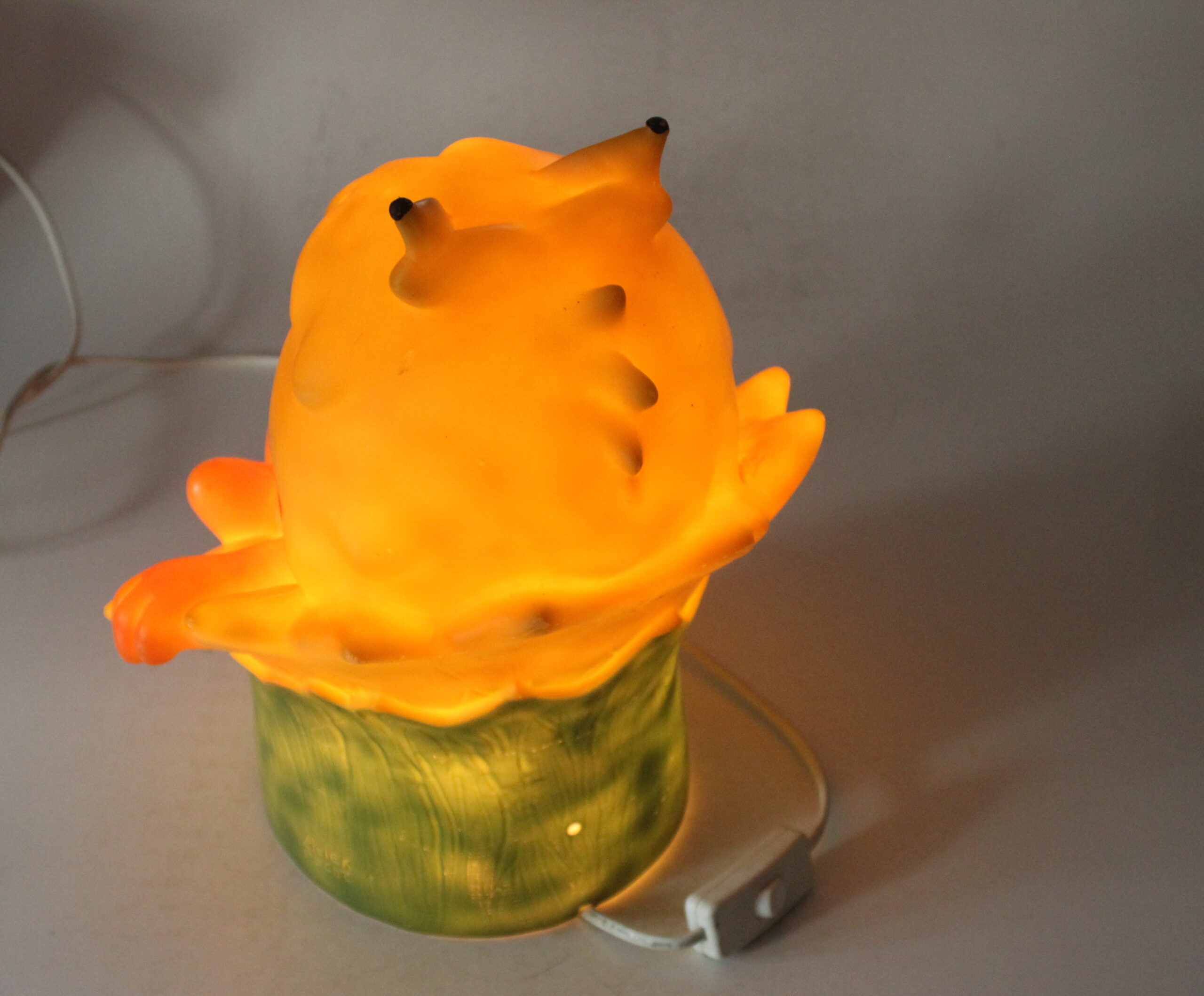 Design Table Lamp, Bedside Lamp, Made of Plastic and Metal, Marked