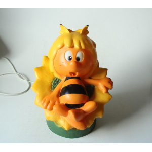 Design Table Lamp, Bedside Lamp, Made of Plastic and Metal, Marked