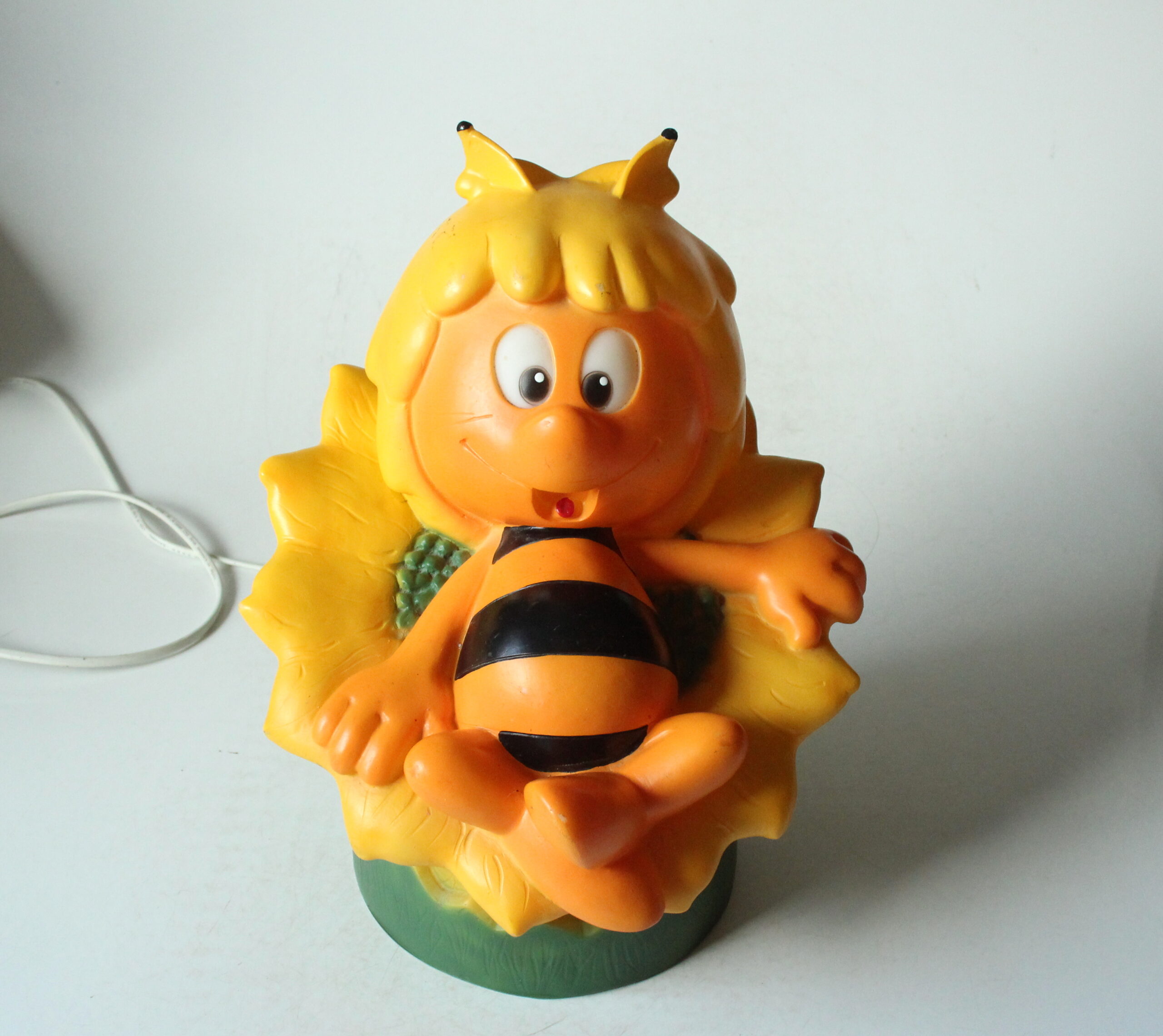 Design Table Lamp, Bedside Lamp, Made of Plastic and Metal, Marked