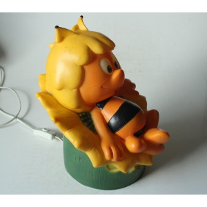 Design Table Lamp, Bedside Lamp, Made of Plastic and Metal, Marked