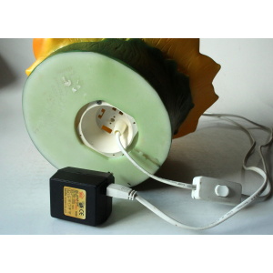 Design Table Lamp, Bedside Lamp, Made of Plastic and Metal, Marked