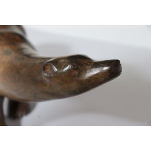 Bronze Polar Bear Sculpture By Pierre Chenet