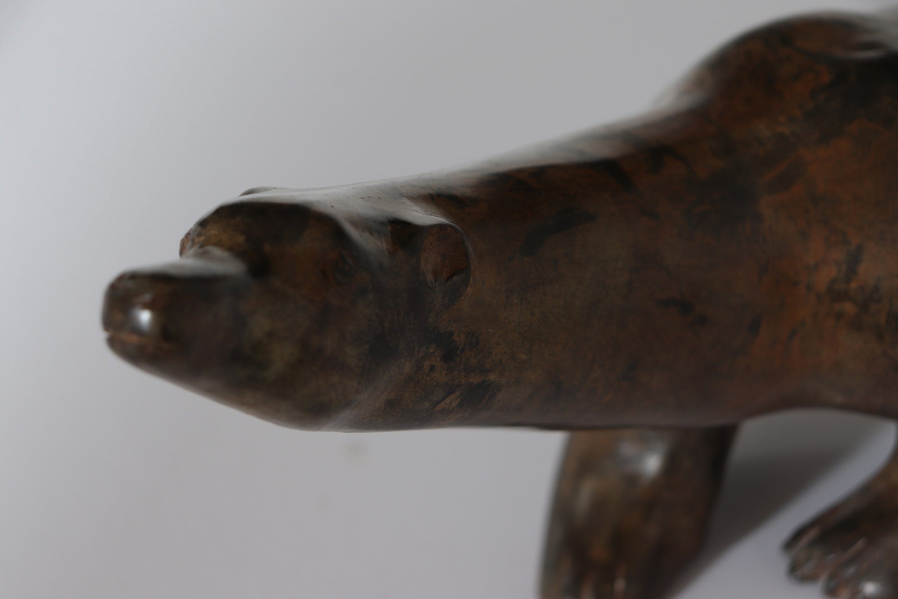 Bronze Polar Bear Sculpture By Pierre Chenet