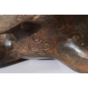 Bronze Polar Bear Sculpture By Pierre Chenet