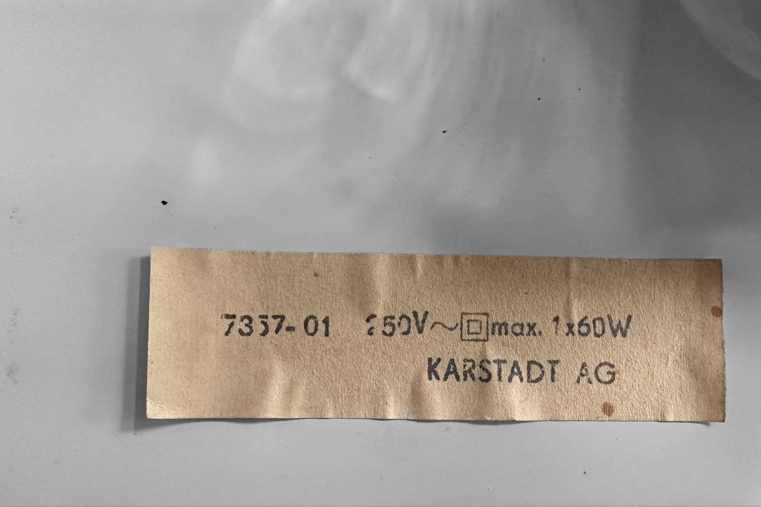 Mid-Century German Modern Gold Brass Desk Lamp with Chain from Karstadt AG, 1970s