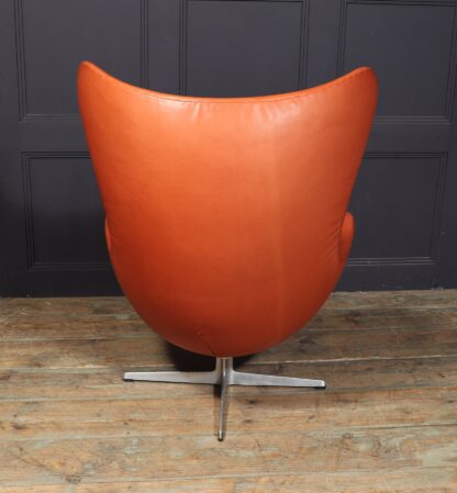 Iconic Leather Egg Chair By Fritz Hansen, 1960s - Image 5