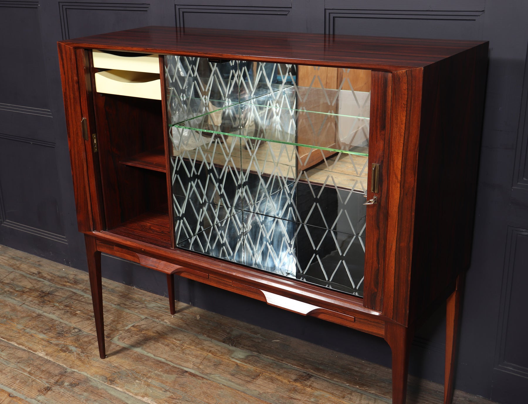 Excellent Mid Century Danish Dry Bar By kurt Ostervig, 1960s