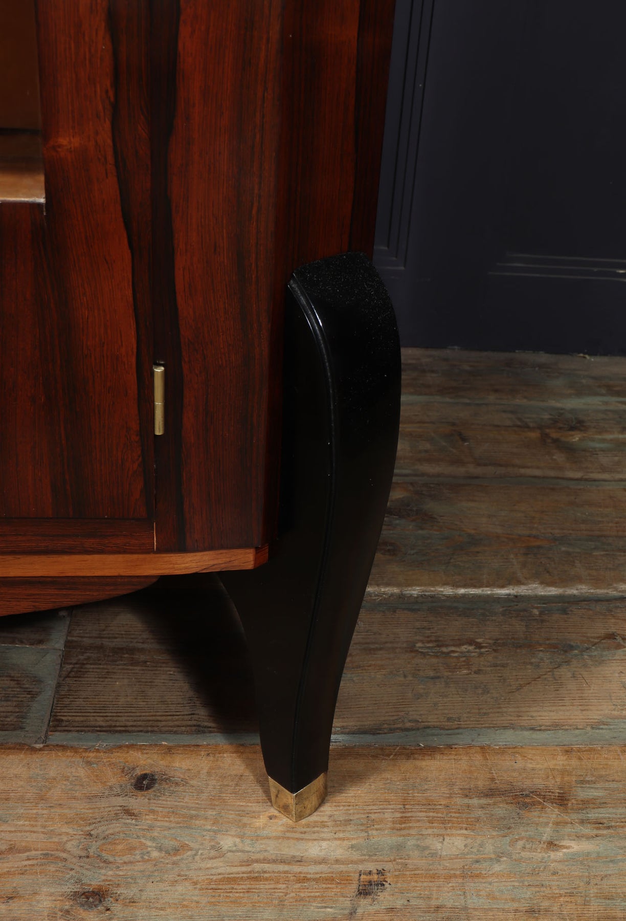 Art Deco Display Cabinet In Rosewood & Oak