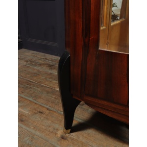 Art Deco Display Cabinet In Rosewood & Oak