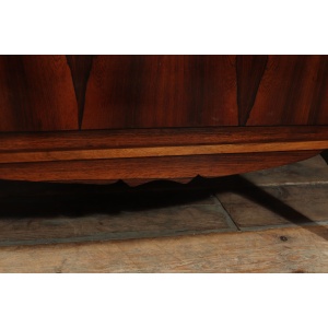 Art Deco Display Cabinet In Rosewood & Oak