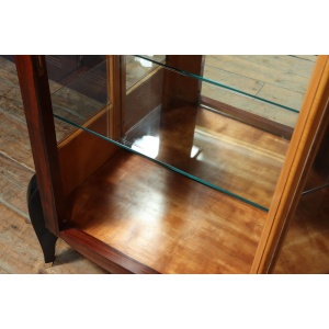 Art Deco Display Cabinet In Rosewood & Oak
