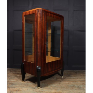 Art Deco Display Cabinet In Rosewood & Oak
