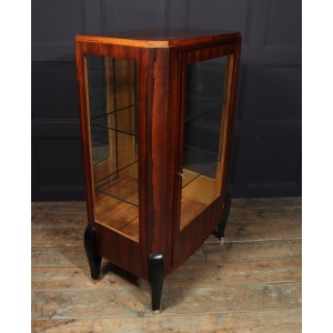 Art Deco Display Cabinet In Rosewood & Oak