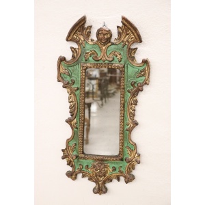 Carved Wood Wall Mirror