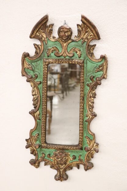 Carved Wood Wall Mirror - Image 2