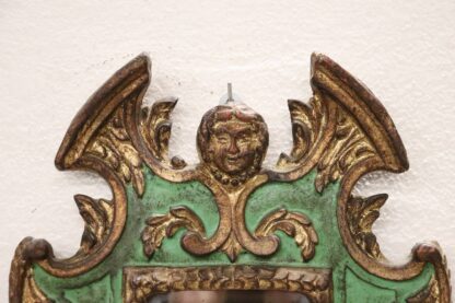 Carved Wood Wall Mirror - Image 3