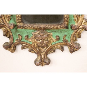 Carved Wood Wall Mirror