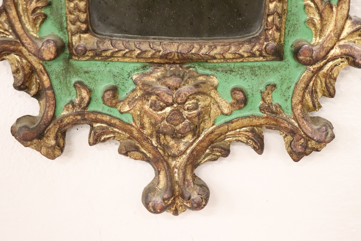 Carved Wood Wall Mirror