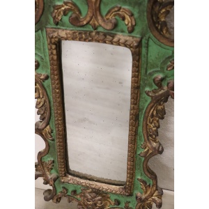 Carved Wood Wall Mirror