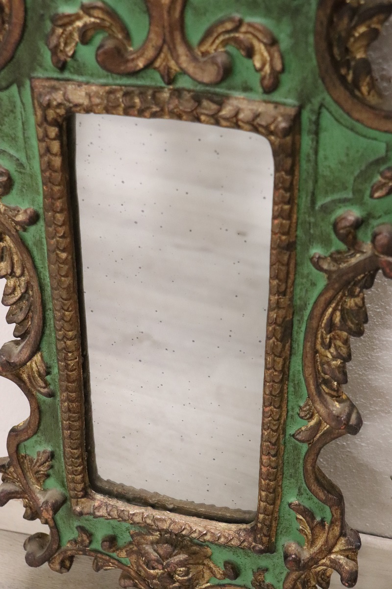 Carved Wood Wall Mirror