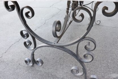 Garden Table in Iron with Marble Top - Image 14