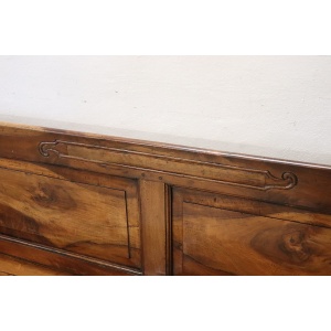 Early 19th Century Solid Walnut Bench