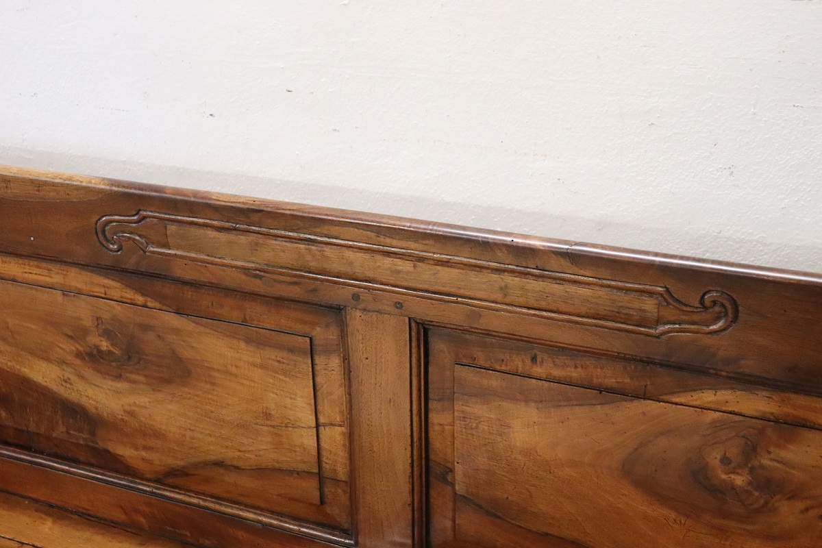 Early 19th Century Solid Walnut Bench
