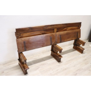Early 19th Century Solid Walnut Bench