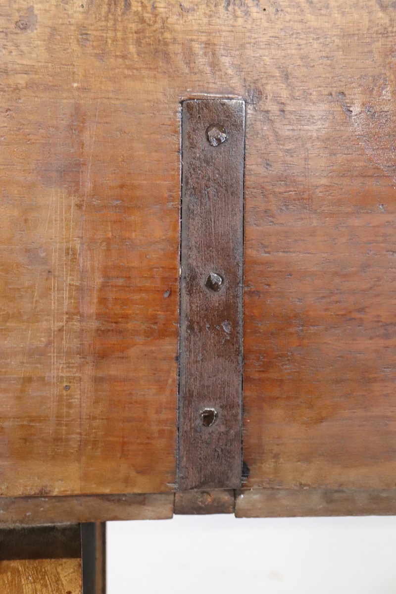 Early 19th Century Solid Walnut Bench