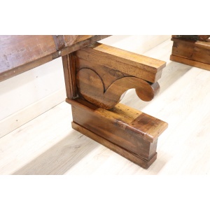 Early 19th Century Solid Walnut Bench