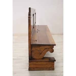 Early 19th Century Solid Walnut Bench