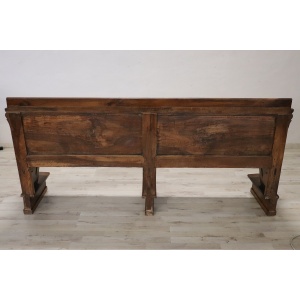 Early 19th Century Solid Walnut Bench