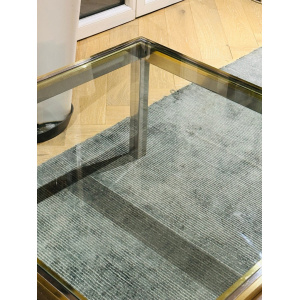 Jean Charles Brass & Chrome Coffee Table, 1970s