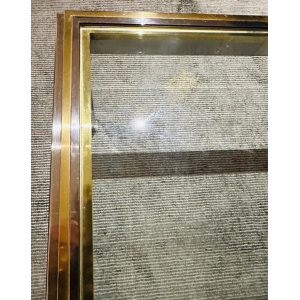 Jean Charles Brass & Chrome Coffee Table, 1970s