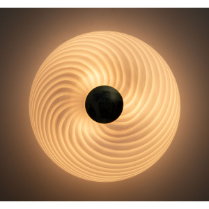 Model 048 Murano Glass Ceiling or Wall Lamp by Leucos, Italy, 1970s