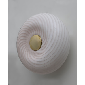 Model 048 Murano Glass Ceiling or Wall Lamp by Leucos, Italy, 1970s
