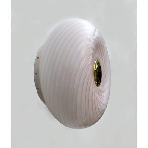 Model 048 Murano Glass Ceiling or Wall Lamp by Leucos, Italy, 1970s