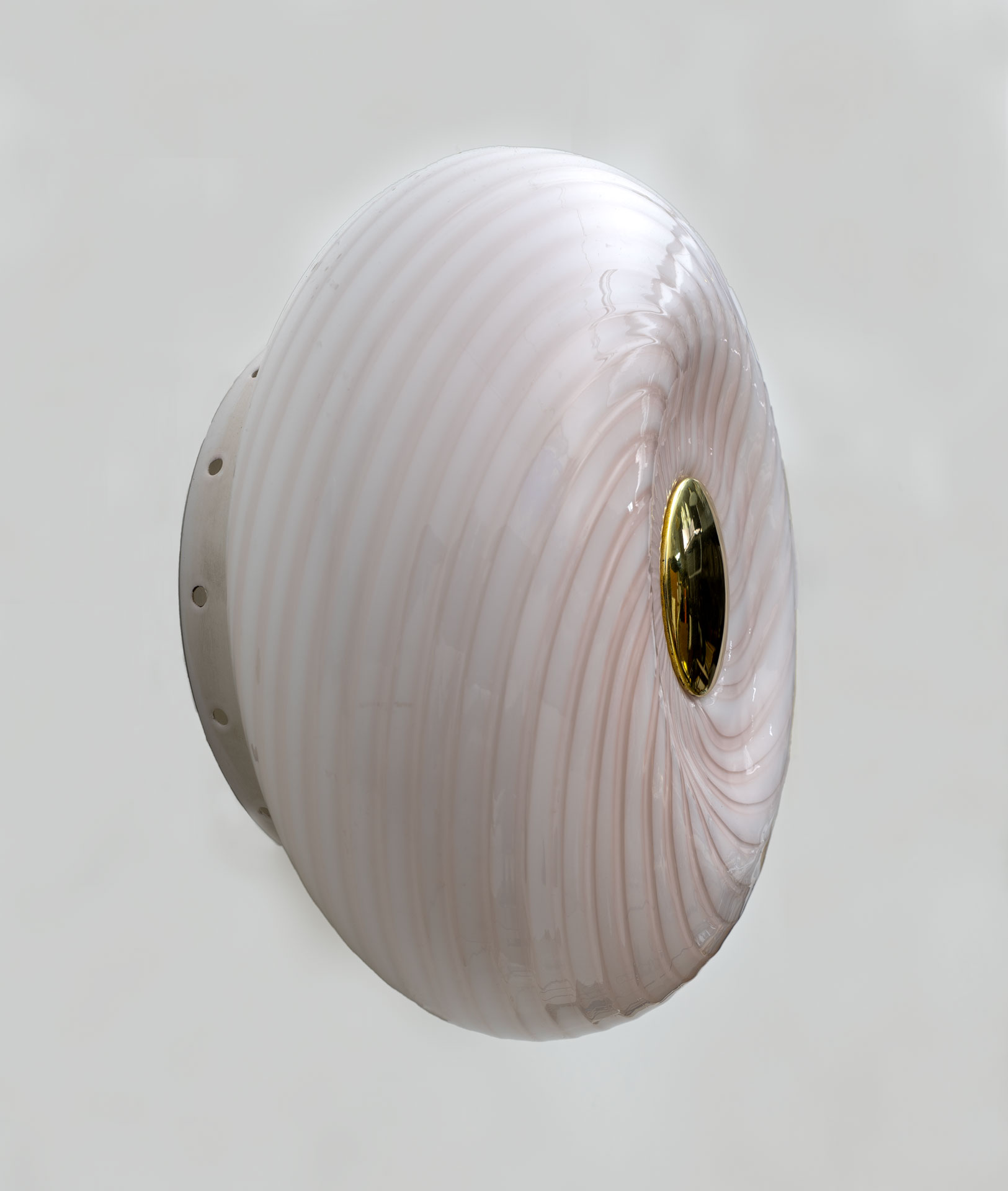 Model 048 Murano Glass Ceiling or Wall Lamp by Leucos, Italy, 1970s