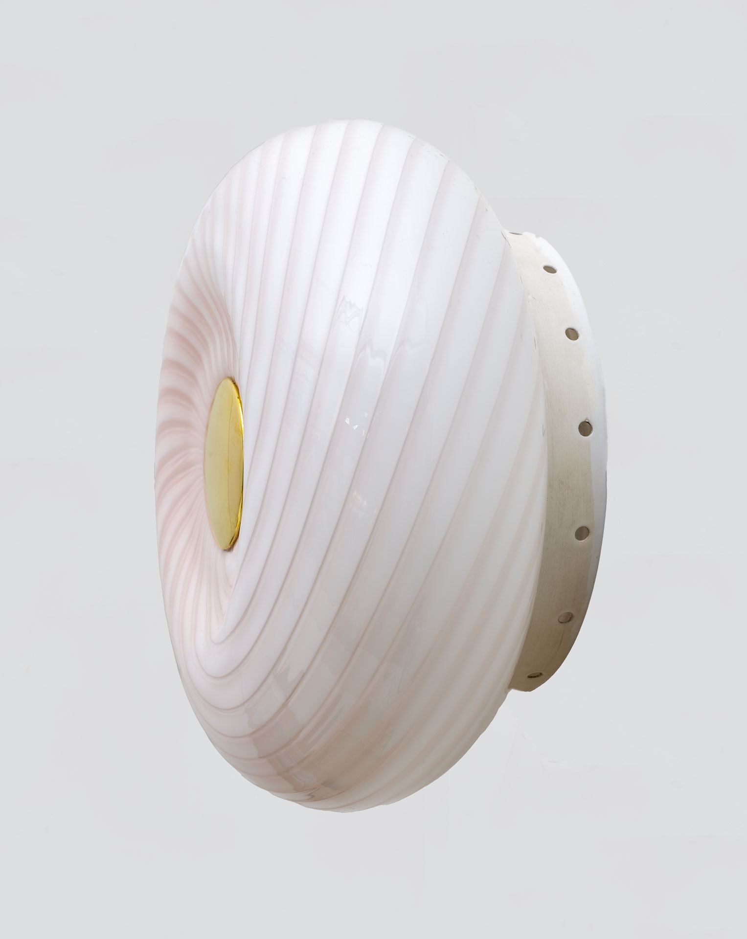 Model 048 Murano Glass Ceiling or Wall Lamp by Leucos, Italy, 1970s