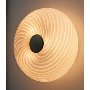 Model 048 Murano Glass Ceiling or Wall Lamp by Leucos, Italy, 1970s