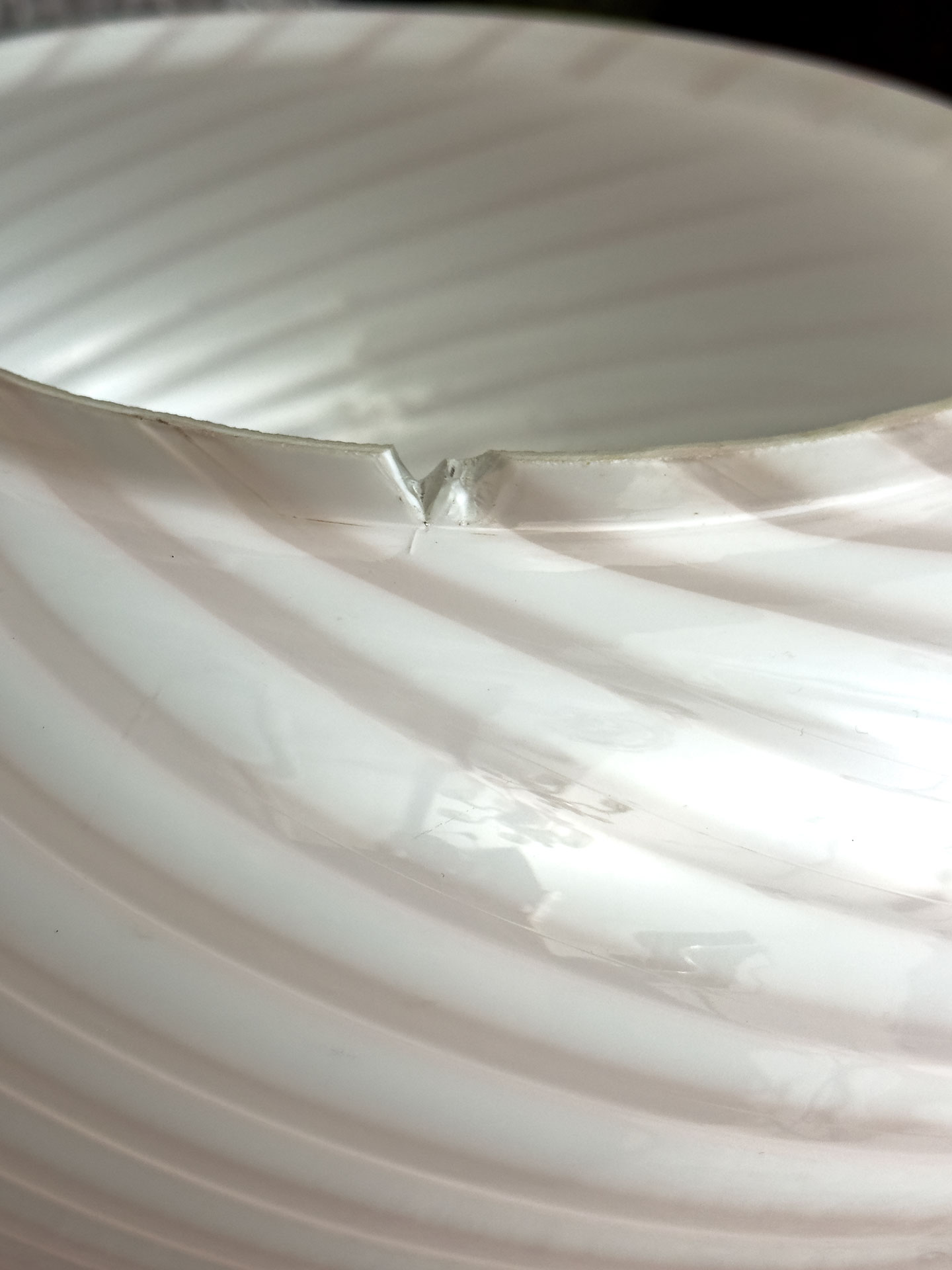 Model 048 Murano Glass Ceiling or Wall Lamp by Leucos, Italy, 1970s