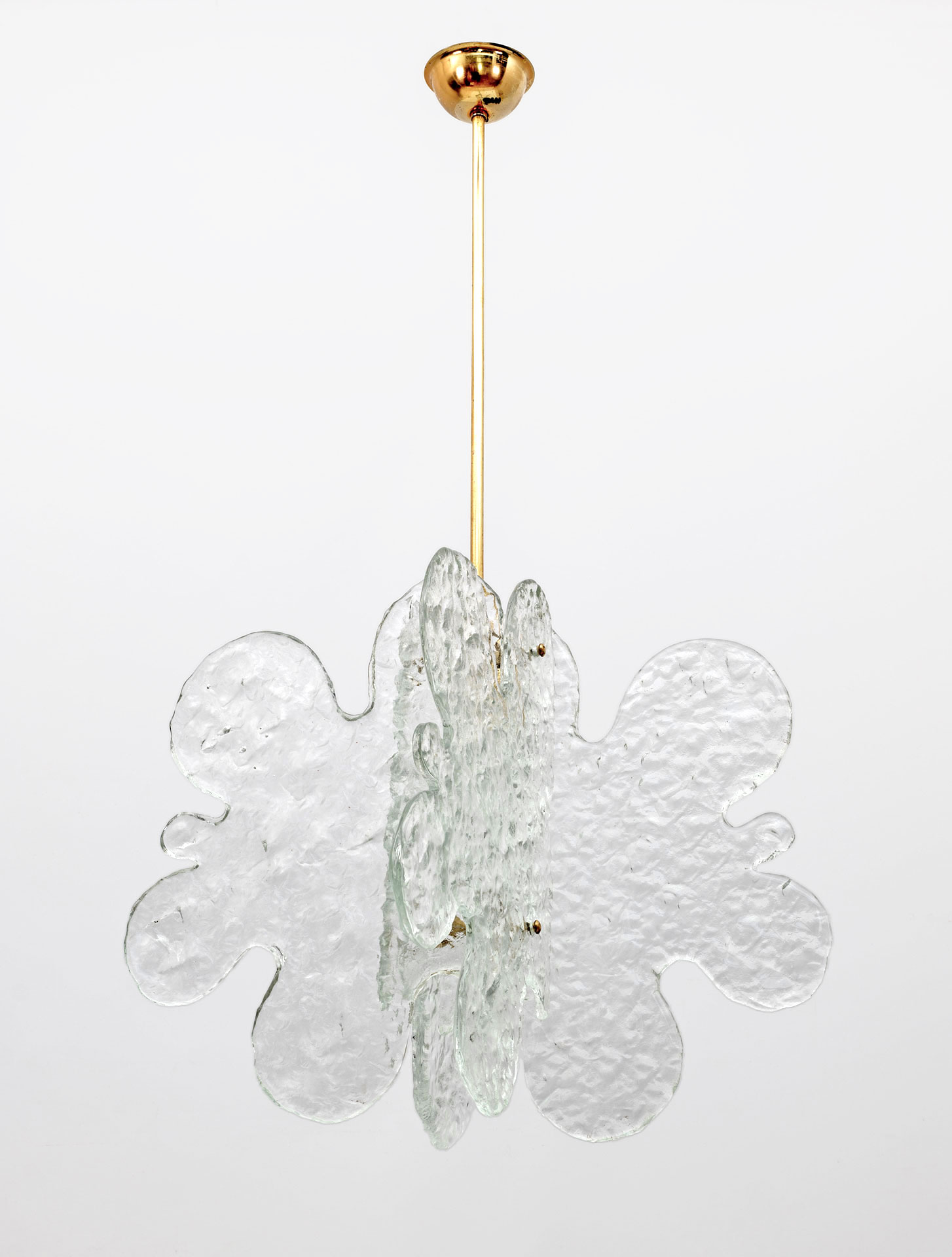 Carlo Nason Mid-century Modern Italian Murano Glass Pendant for Mazzega, 1970s