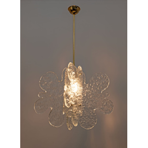 Carlo Nason Mid-century Modern Italian Murano Glass Pendant for Mazzega, 1970s
