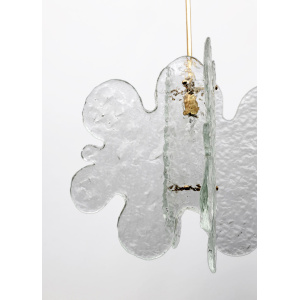 Carlo Nason Mid-century Modern Italian Murano Glass Pendant for Mazzega, 1970s