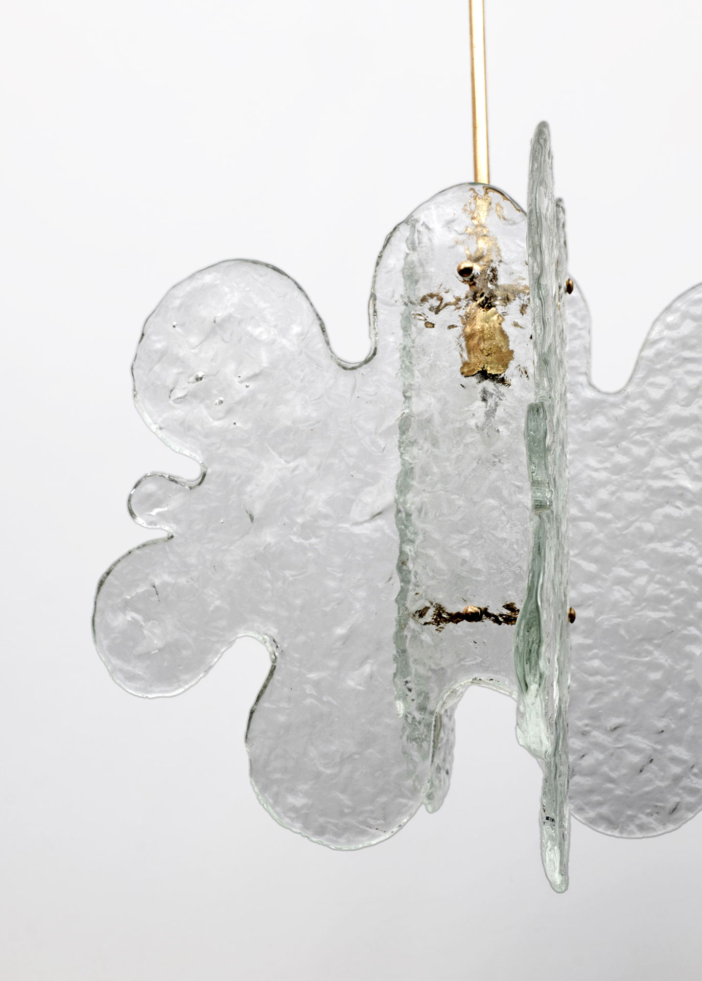 Carlo Nason Mid-century Modern Italian Murano Glass Pendant for Mazzega, 1970s