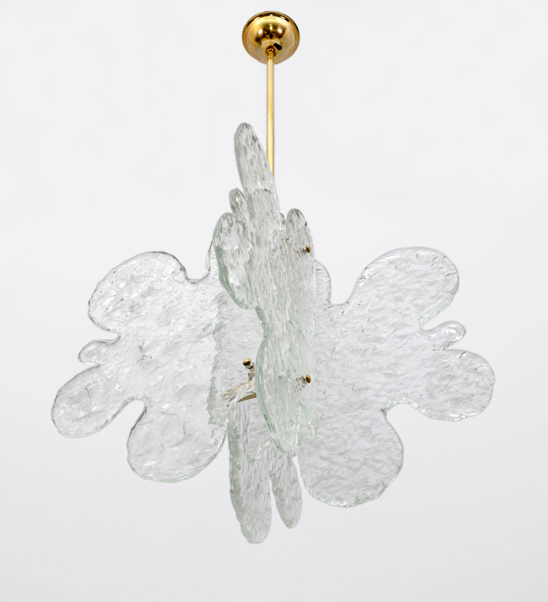 Carlo Nason Mid-century Modern Italian Murano Glass Pendant for Mazzega, 1970s