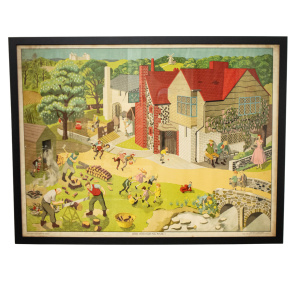 Original Elizabeth Skilton Print Country Life